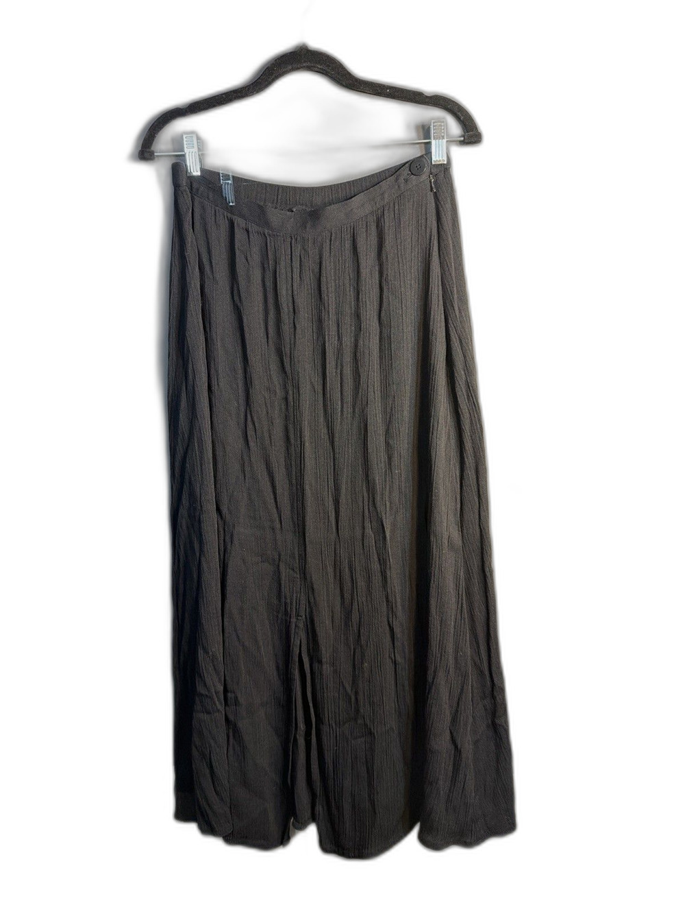 Carole Little Long Skirt‎ 12 Black Dark Academia Peasant Witchy